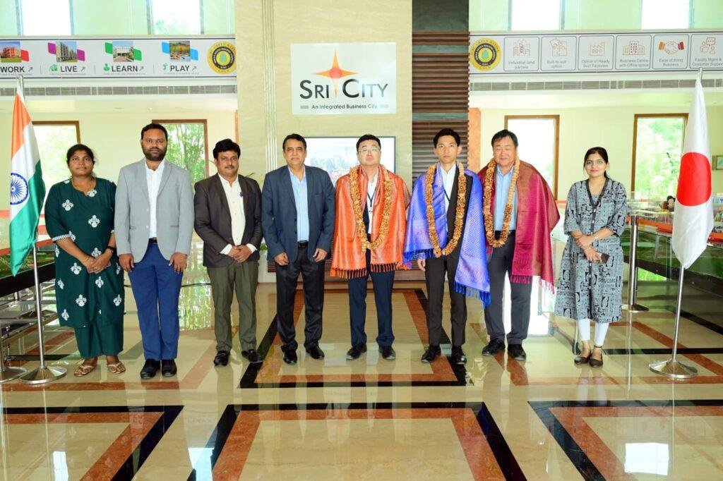 శ్రీసిటీని సందర్శించిన జెట్రో బృందం