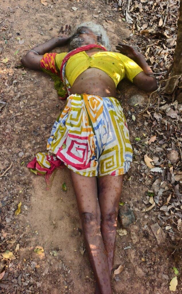 రామగిరి అడవిలో గుర్తుతెలియని వృద్ధ మహిళ శవం లభ్యం