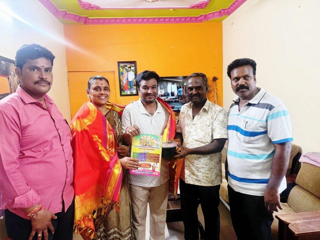 సత్యవేడు గంగమ్మ జాతర వేడుకలకు జడ్పిటిసికి ఆహ్వానం
