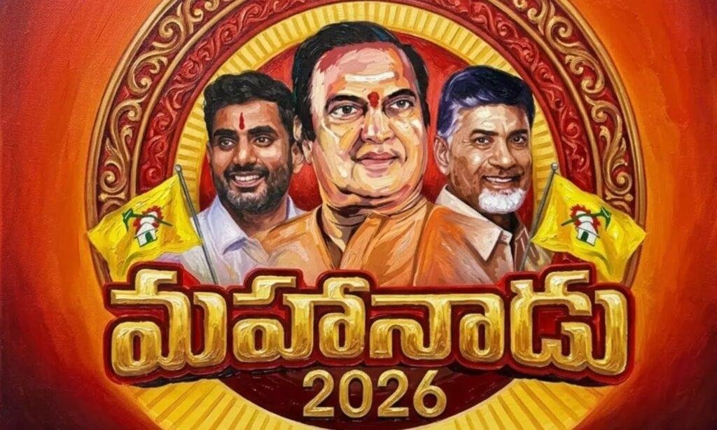 ఈనెల 27, 28,29 తేదీల్లో నెల్లూరు జిల్లాలోని ఇఫ్కో సెజ్ ప్రాంగణంలో మహానాడు