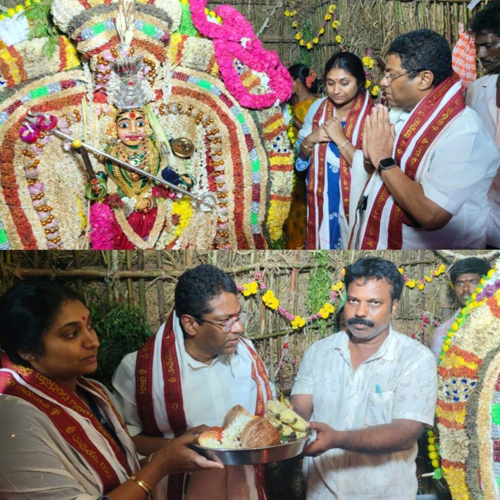 గంగమ్మను  దర్శించుకున్న శ్రీ సిటీ ఎండి