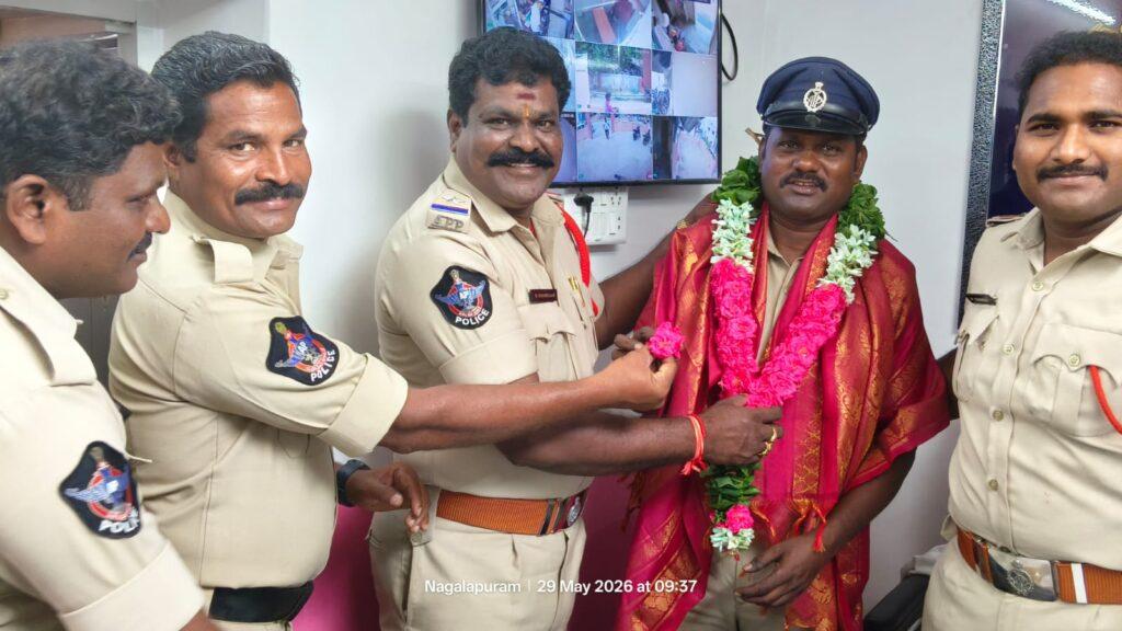 కేవీబిపురం పోలీస్ స్టేషన్‌కు కానిస్టేబుల్ తంబు రాజు బదిలీ