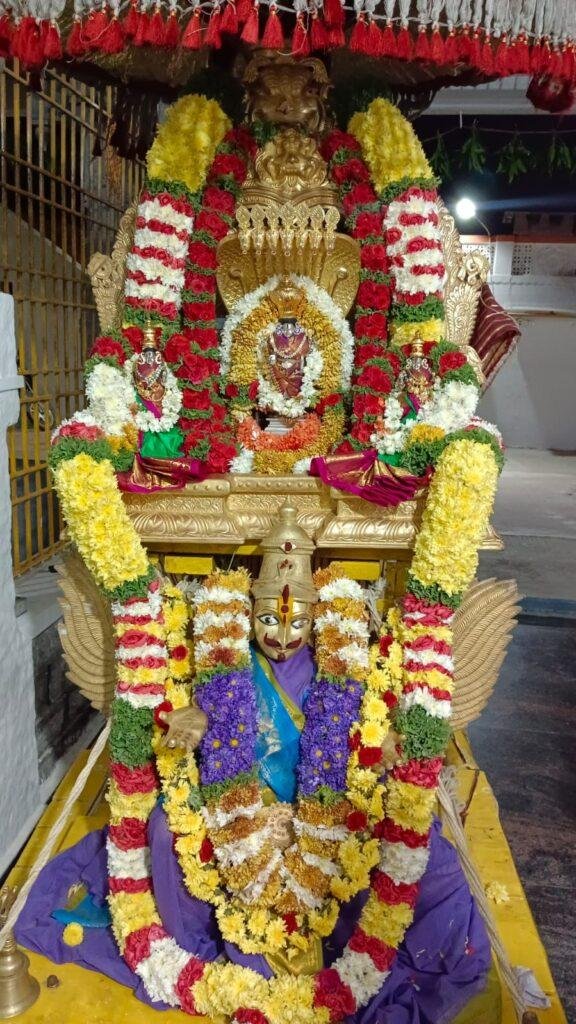 కనుల పండువుగా  శ్రీ హస్తగిరి కల్యాణ వెంకటరమణ స్వామి గరుడసేవ వేడుకలు