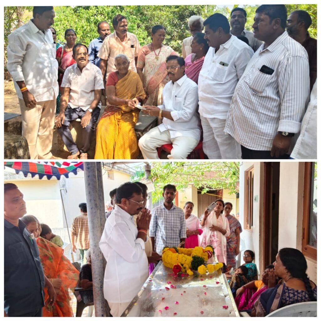 ఎన్టీఆర్ భరోసా పెన్షన్లు తో వృద్ధులకు చేయూత -ఎమ్మెల్యే కోనేటి ఆదిమూలం