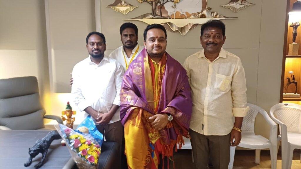 రాజ్యసభ సభ్యుడు చింతకాయల విజయ్‌కు శుభాకాంక్షలు తెలిపిన ఐటీడీపీ నేతలు