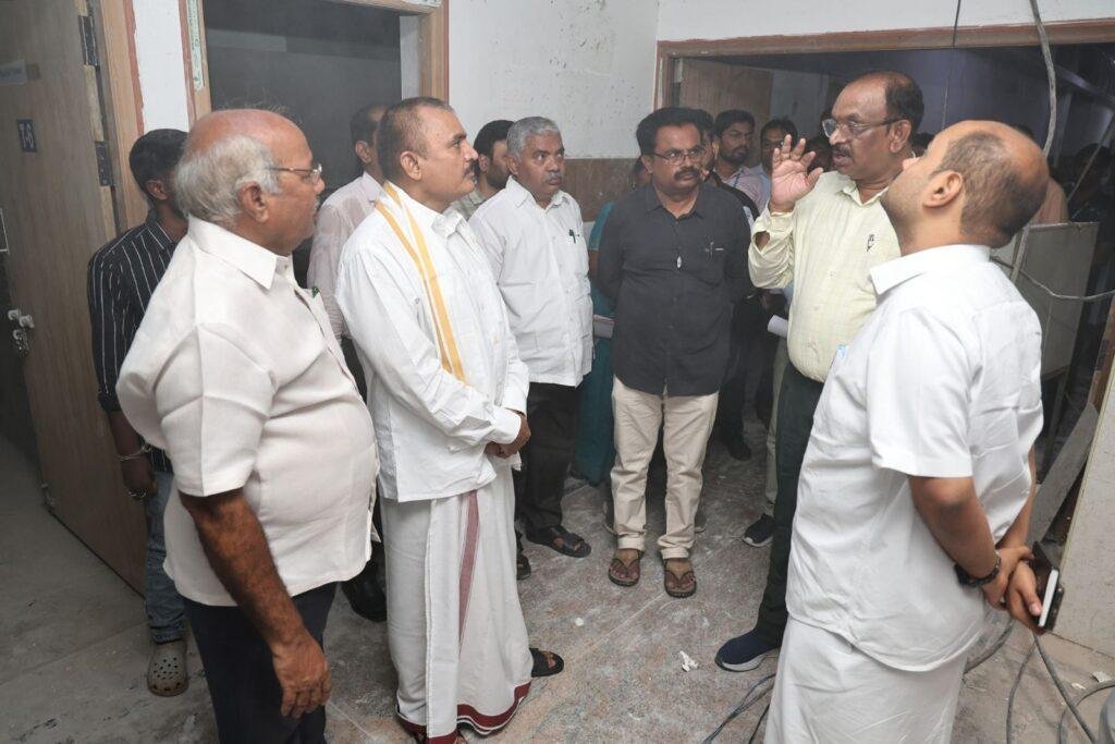 శ్రీపద్మావతీ చిన్నపిల్లల ఆసుపత్రి నిర్మాణ వేగం పెంచాలి