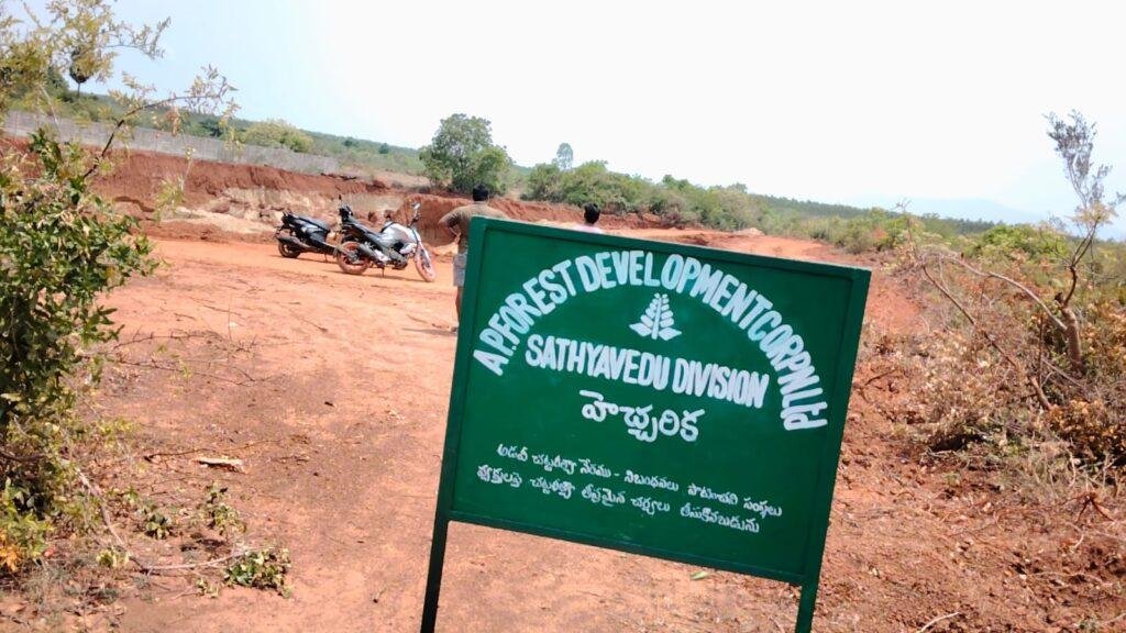 అటవీ భూముల సరిహద్దుల్లో అక్రమ మట్టి తవ్వకాలు..!