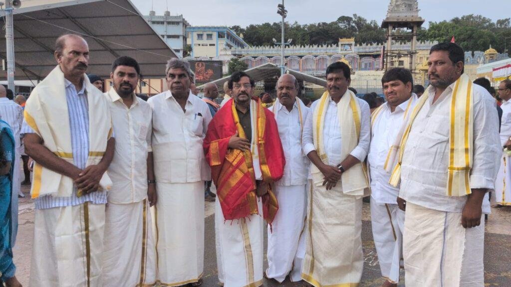 శ్రీవారి సేవలో సోమిరెడ్డి