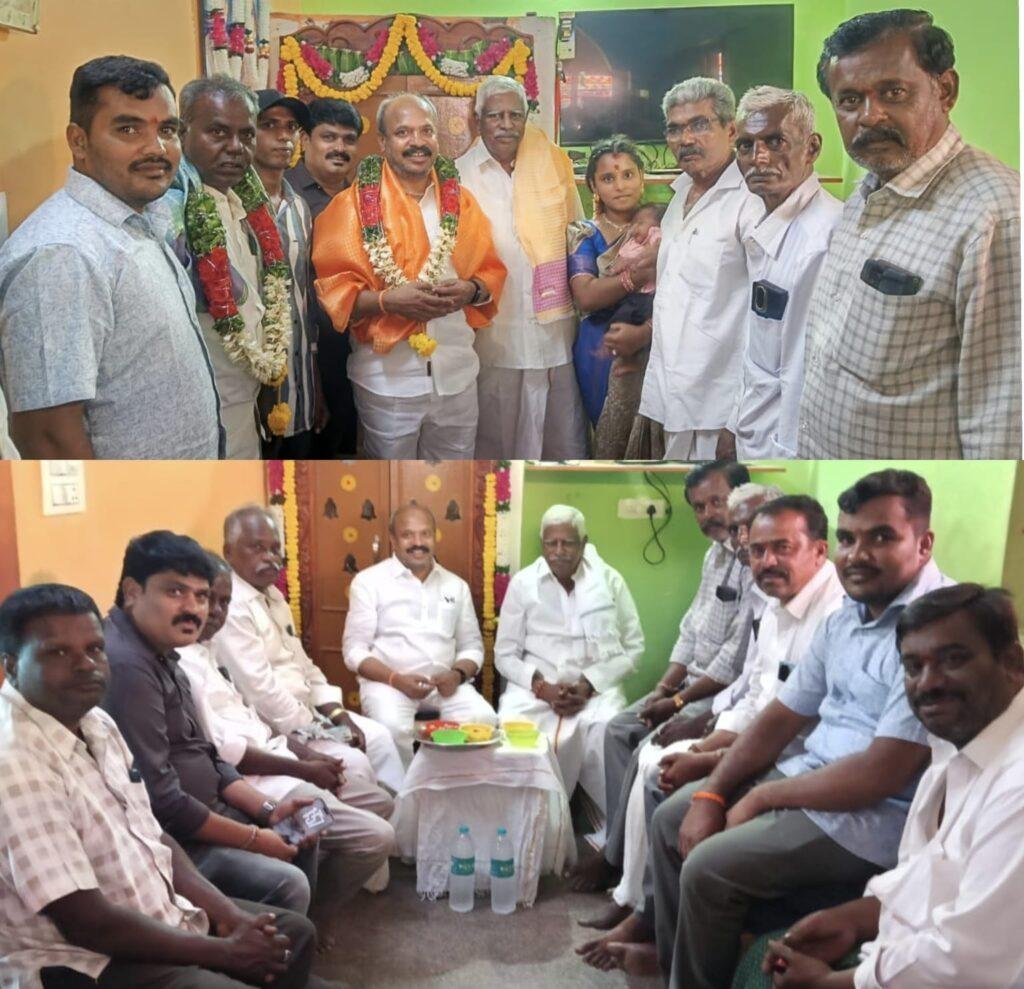 వైకాపా నాయకుడి మనవడు నామకరణం మహోహోత్సవం కార్యక్రమంలో పాల్గొన్న మొగశాల కృష్ణమూర్తి