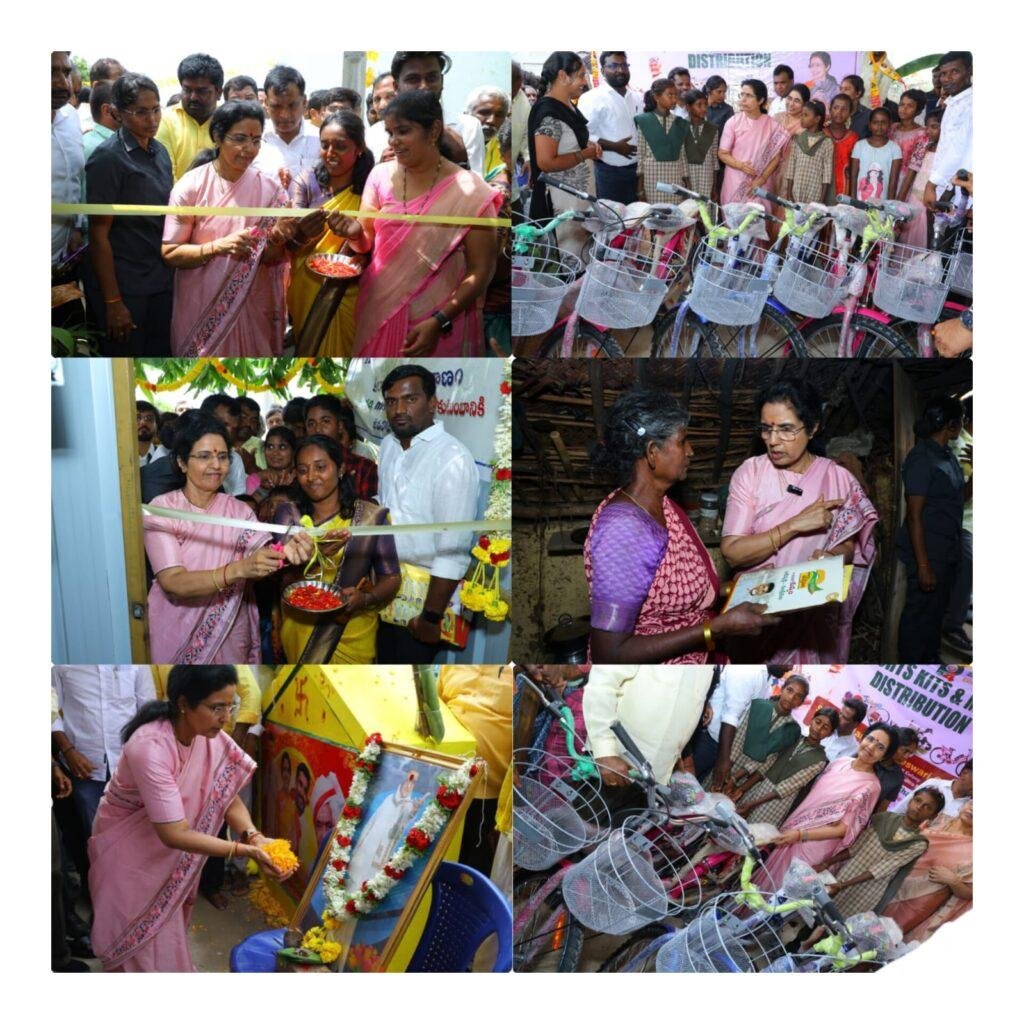 స్వర్గీయ ఎన్టీఆర్ విగ్రహాన్ని ఆవిష్కరించిన నారా భువనేశ్వరి