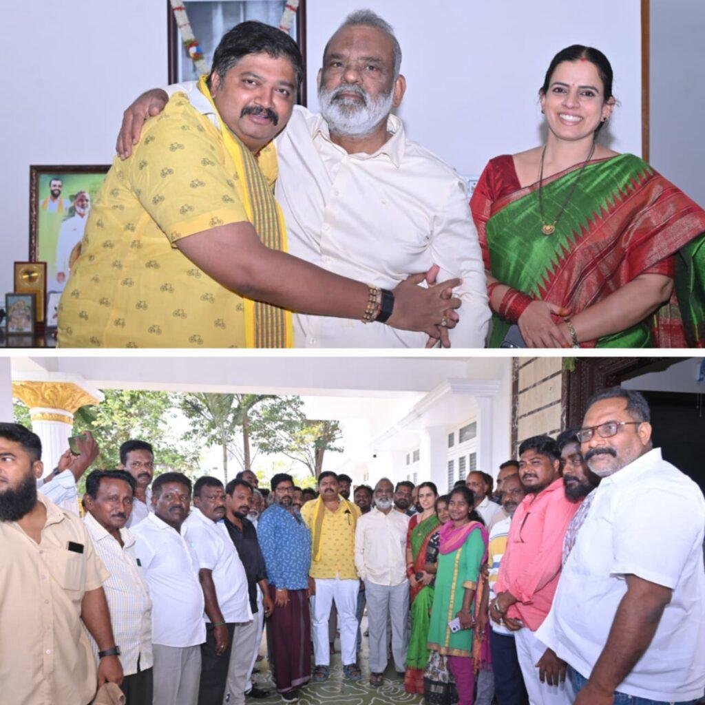 మాజీ ఎమ్మెల్యే సీకే బాబు తో-ఎమ్మెల్యే గురజాల జగన్మోహన్ ఆత్మీయ కలయిక