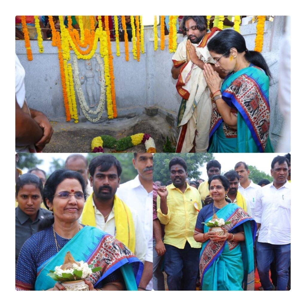 దశమేశ్వరి అమ్మవారిని దర్శించుకున్న నారా భువనేశ్వరి