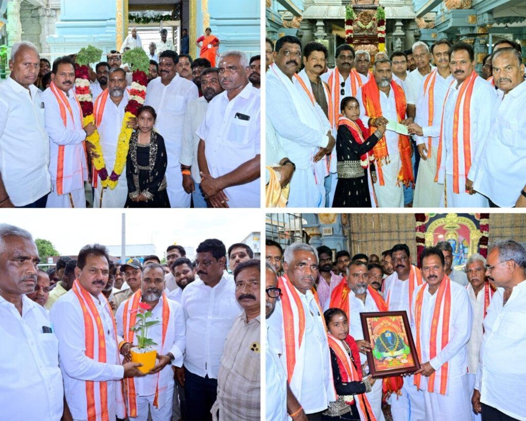 కాణిపాకం వరసిద్ధిని సేవలో పూతలపట్టు ఎమ్మెల్యే కలికిరి మురళీమోహన్
