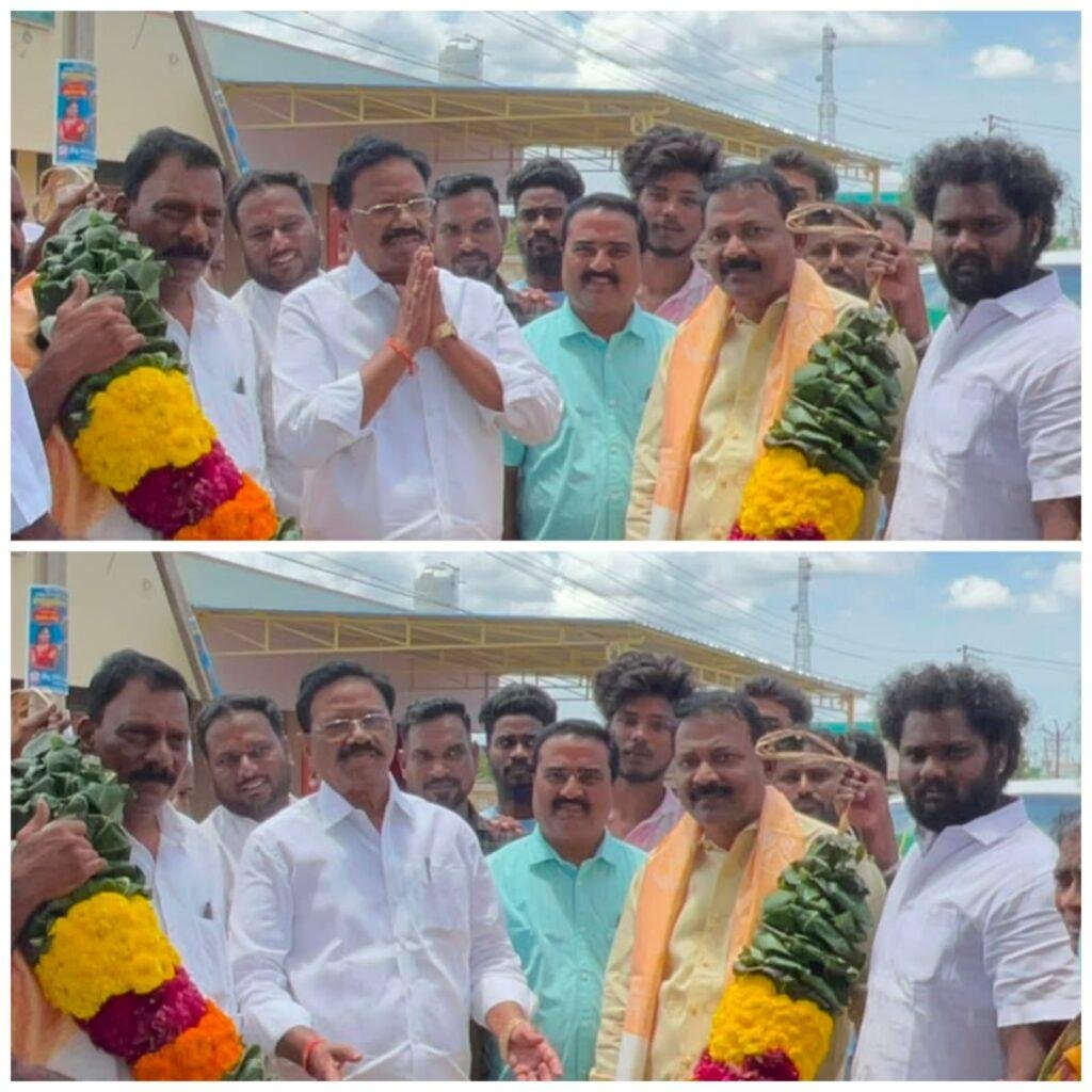 దాసుకుప్పంలో ఎమ్మెల్యే కోనేటి ఆదిమూలంకు యువత ఘన స్వాగతం