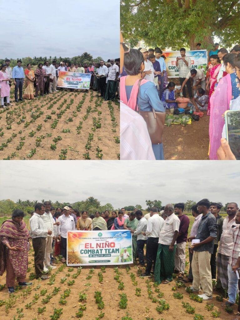 ఎల్ నినో ప్రభావిత ప్రాంతాలలో క్షేత్రస్థాయి పర్యటించిన  శాస్త్రవేత్తలు