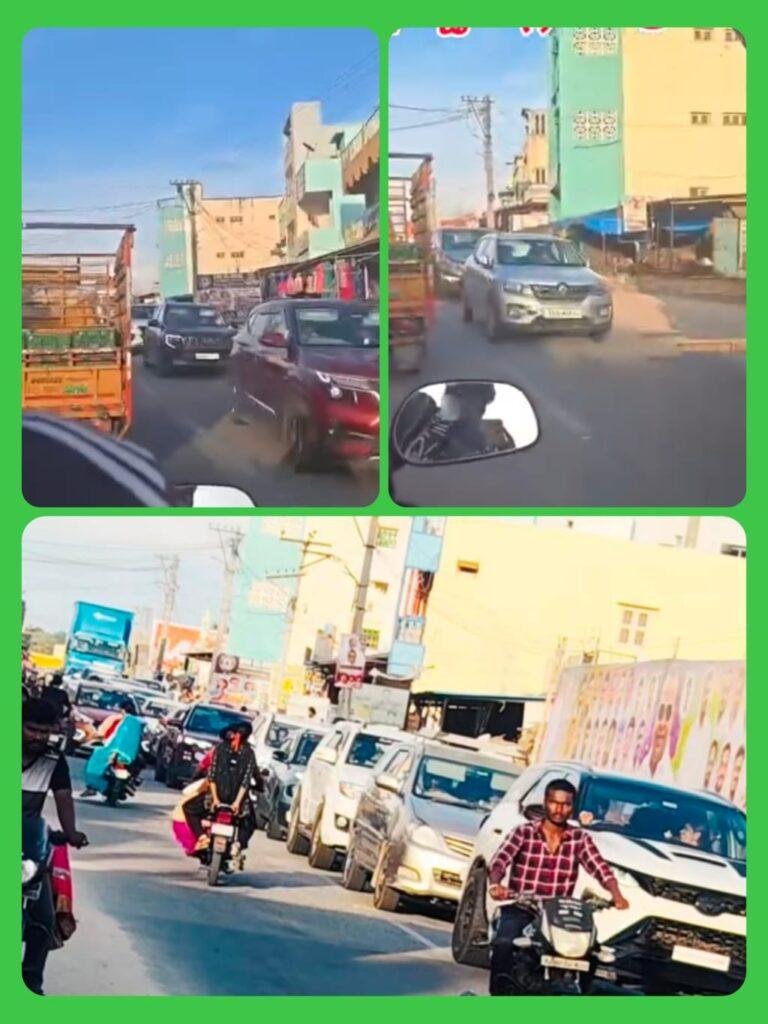 బెంగళూర్ ట్రాఫిక్ తో పోటీపడుతున్న బైరెడ్డిపల్లి ట్రాఫిక్