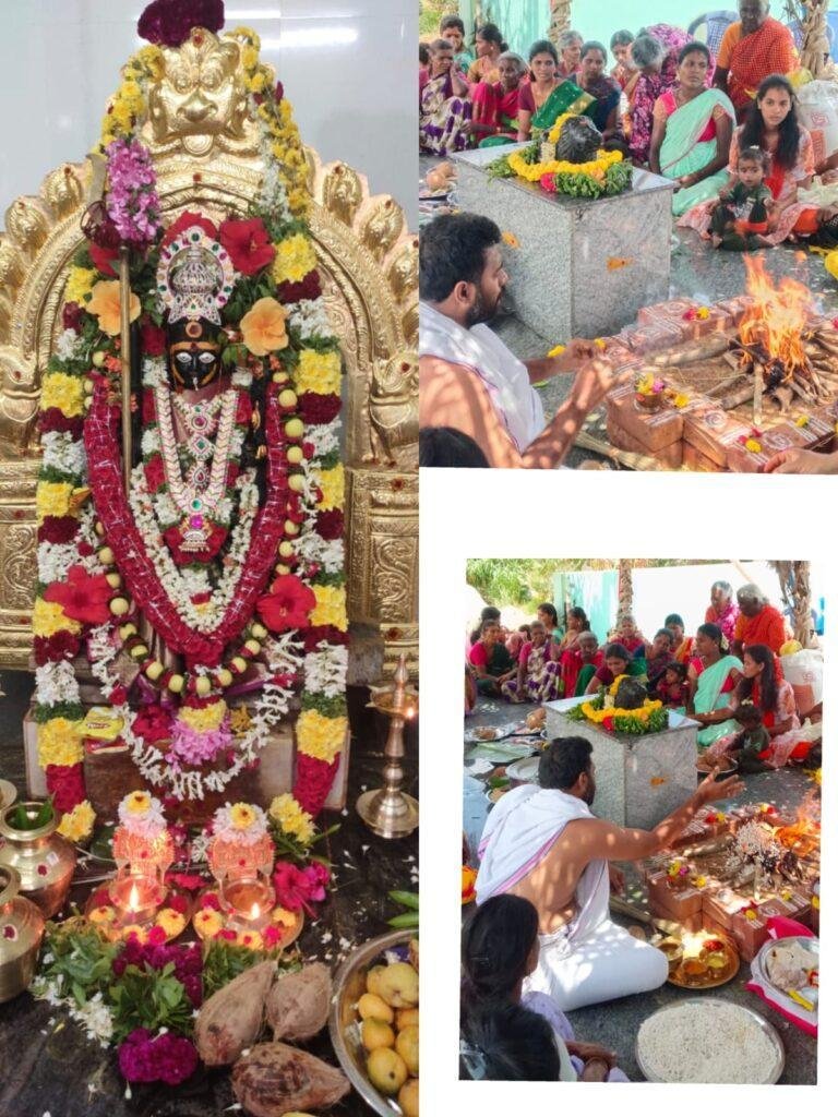 ఘనంగా ముగిసిన  శ్రీ మారెమ్మ తల్లి ఆలయ మండల అభిషేక వేడుకలు