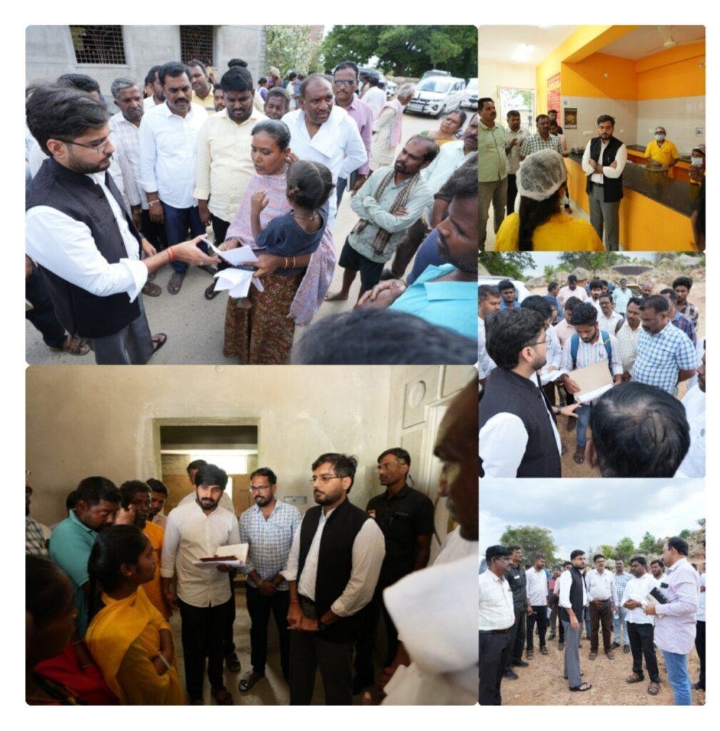 కుప్పంలో ఆకస్మిక తనిఖీలు నిర్వహించిన కడ ప్రాజెక్ట్ డైరెక్టర్