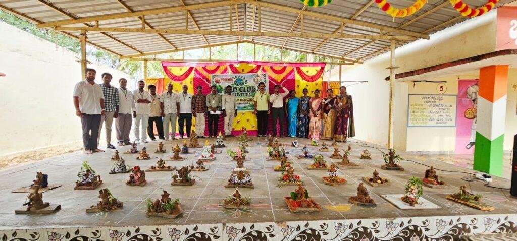 మట్టి వినాయకుల తయారీతో పర్యావరణ పరిరక్షణకు పిలుపు