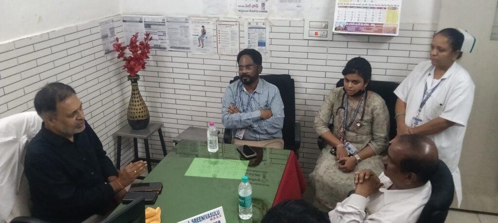 ప్రతి పీహెచ్‌సీలో 100% పరిశుభ్రత, మెరుగైన వైద్య సేవలు ఉండాలి : డీఎంహెచ్‌వో డాక్టర్ నాగశశిభూషణ్ రెడ్డి