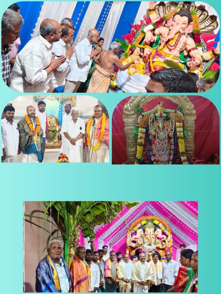 నెల్లిపట్ల లో శ్రీ వినాయక పూజ కార్యక్రమంలో పాల్గొన్న జడ్.పి.చైర్మన్ గోవిందప్ప శ్రీనివాసులు