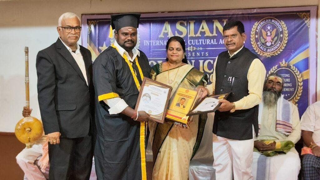 మరో నాలుగు అవార్డులు సొంతం చేసుకున్న సేవారత్న డాక్టర్ మురుగన్