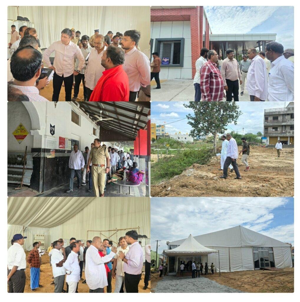 పకడ్బందీగా ముఖ్యమంత్రి కుప్పం పర్యటన ఏర్పాట్లు