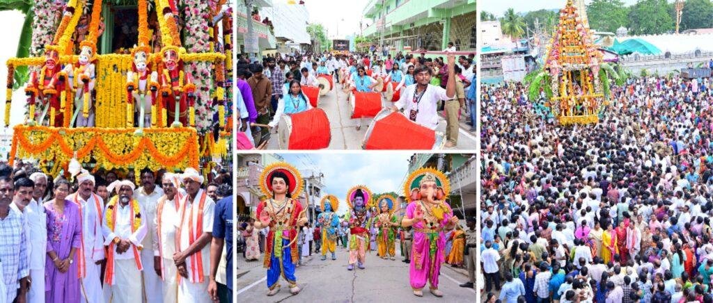 కాణిపాకంలో కన్నుల పండుగగా అత్యంత వైభవంగారథోత్సవం