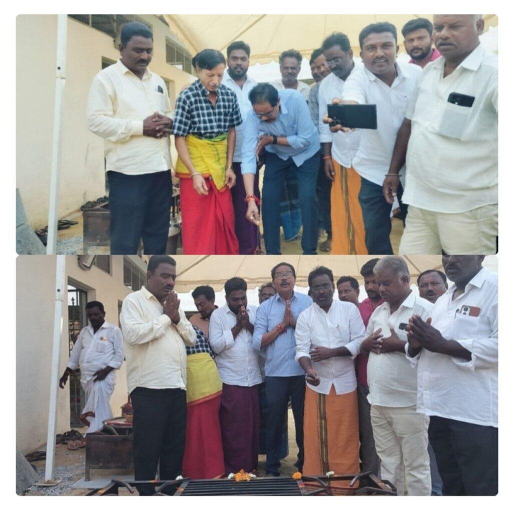 వేటరాయ స్వామి కొండ వద్ద అన్న ప్రసాదం పంపిణీకి చురుగ్గా ఏర్పాట్లు.