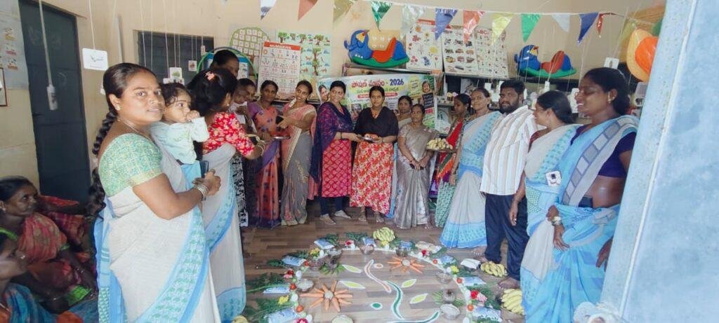 మలగుంట అంగన్‌వాడీ కేంద్రంలో “పోషణ మాసం” కార్యక్రమం