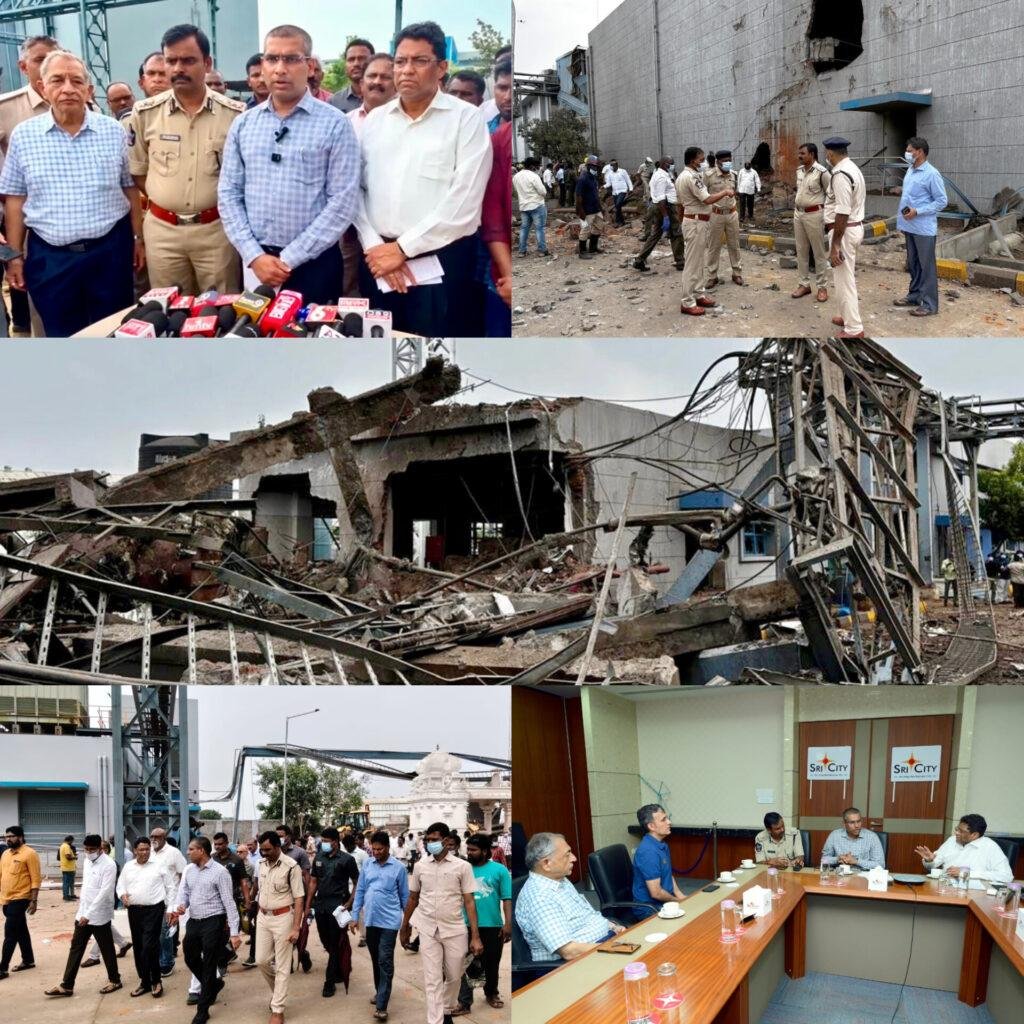 శ్రీసిటీ టీఐఎల్ హెల్త్‌కేర్ పరిశ్రమలో బాయిలర్ పేలి పెను ప్రమాదం